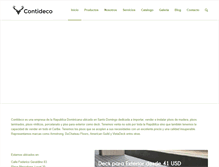 Tablet Screenshot of contideco.com